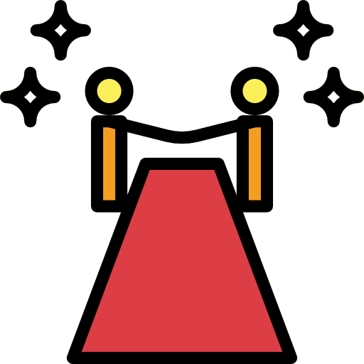 Red carpet icon