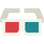 3d glasses ícone 64x64