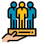 Team building icon 64x64