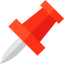 Push pin biểu tượng 64x64