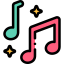 Musical notes icon 64x64