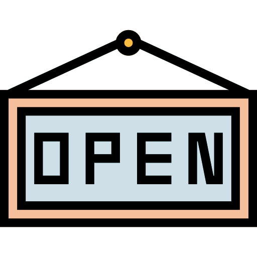 Open sign Symbol