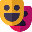 Theater masks icon 64x64
