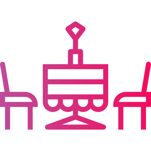 Dinner table icon