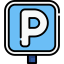 Parking sign icon 64x64