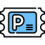 Parking ticket icon 64x64