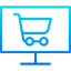 Online shopping icon 64x64