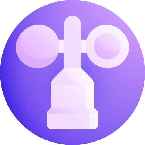 Wind sensor icon