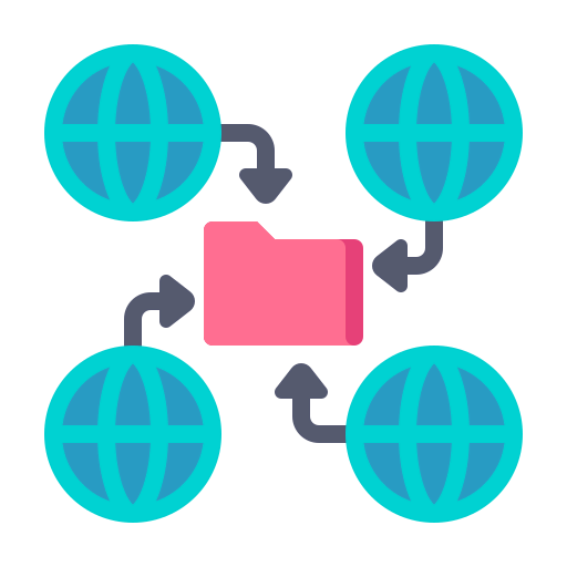 Data sharing icon