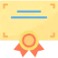 Certificate ícone 64x64
