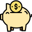 Piggy bank icon 64x64