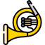 French horn icon 64x64