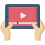 Video marketing ícone 64x64
