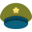 Military hat ícono 64x64