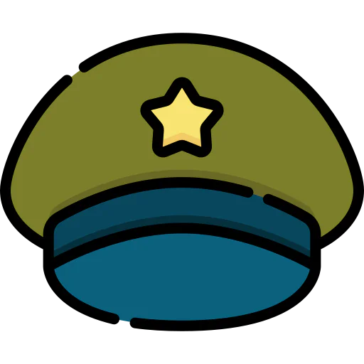Military hat Symbol