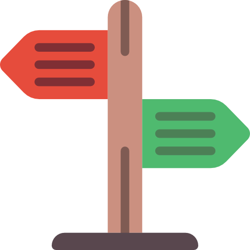 Signpost icon