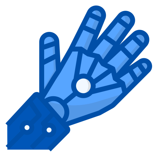 Robot hand icon