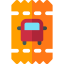 Bus ticket icon 64x64