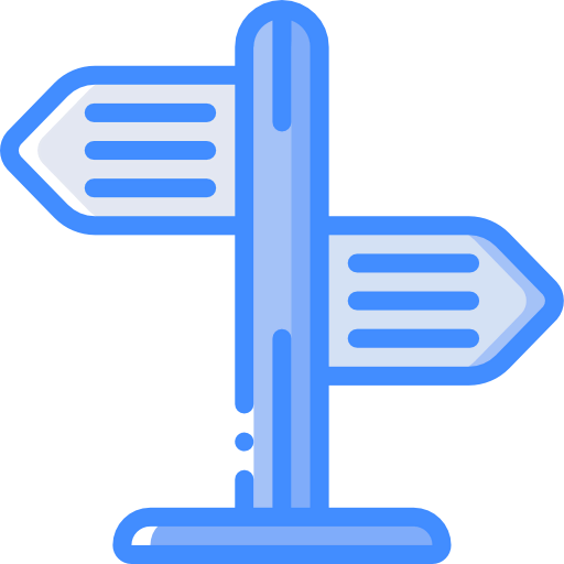 Signpost icon