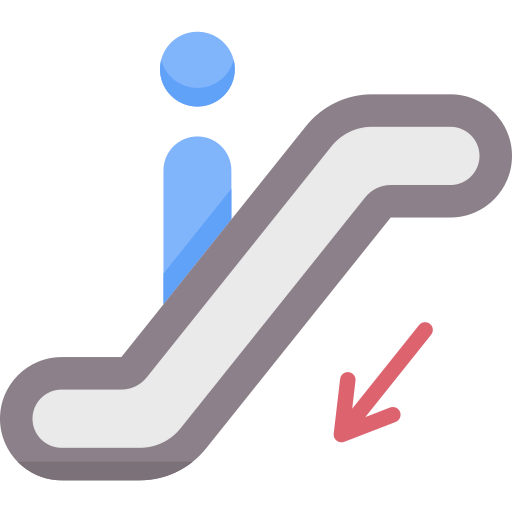 Escalator icône