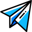 Paper plane іконка 64x64