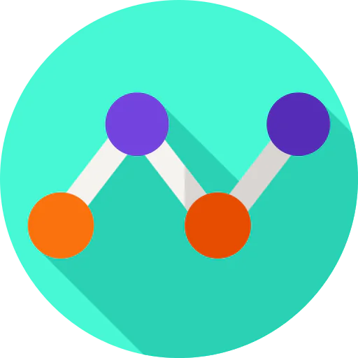 Line chart icon