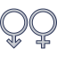 Male and female icon 64x64