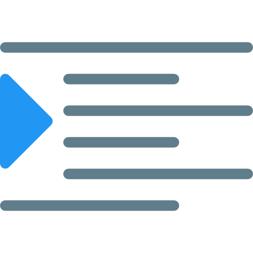 Indent Symbol