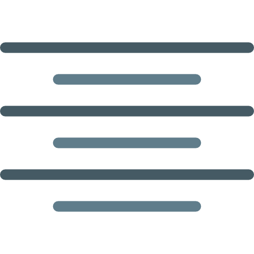 Align center icon
