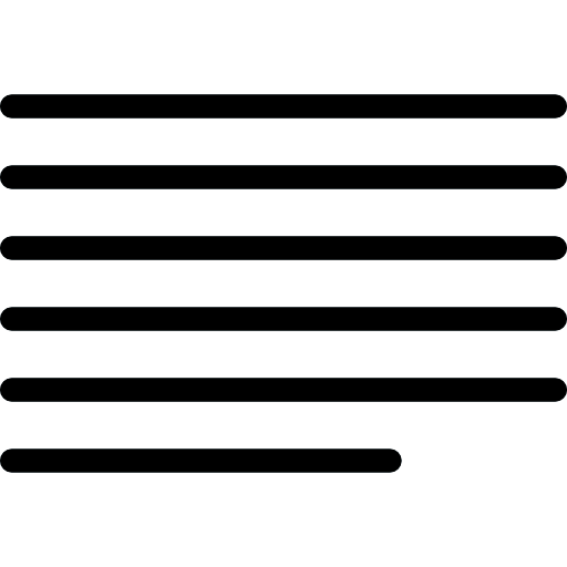 Left alignment Symbol