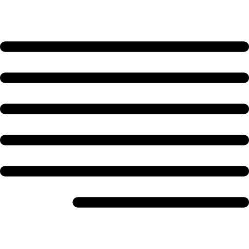 Right alignment 图标