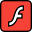 Adobe flash player 图标 64x64