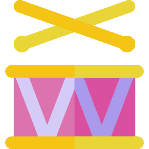 Percussion instruments icon