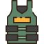 Bullet proof vest icon 64x64