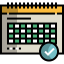 Weekly calendar icon 64x64