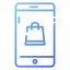 Mobile shopping icône 64x64