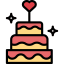 Wedding cake icon 64x64