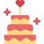 Wedding cake icon 64x64