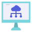 Cloud computing icon 64x64
