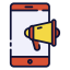 Mobile marketing biểu tượng 64x64