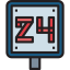 24 hours icon 64x64