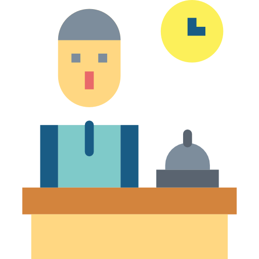 Receptionist biểu tượng