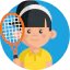 Tennis player icon 64x64