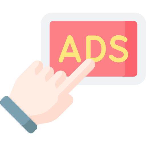 Ad pop up icon