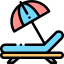 Sunbed ícono 64x64