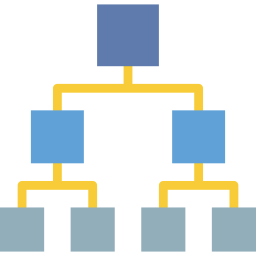 Hierarchical structure アイコン