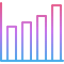 Bar graph ícone 64x64