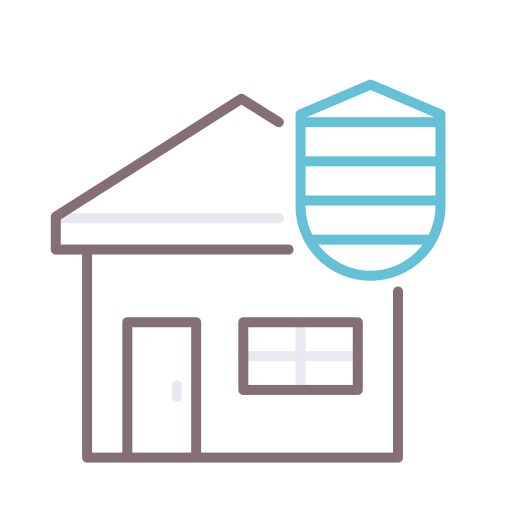 Secure housing icon