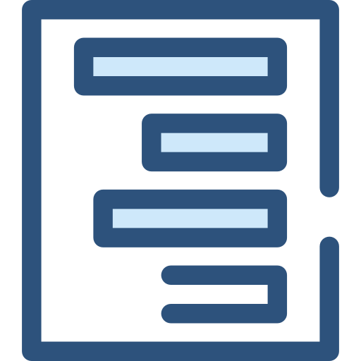 Right alignment icon