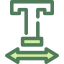 Text width icon 64x64